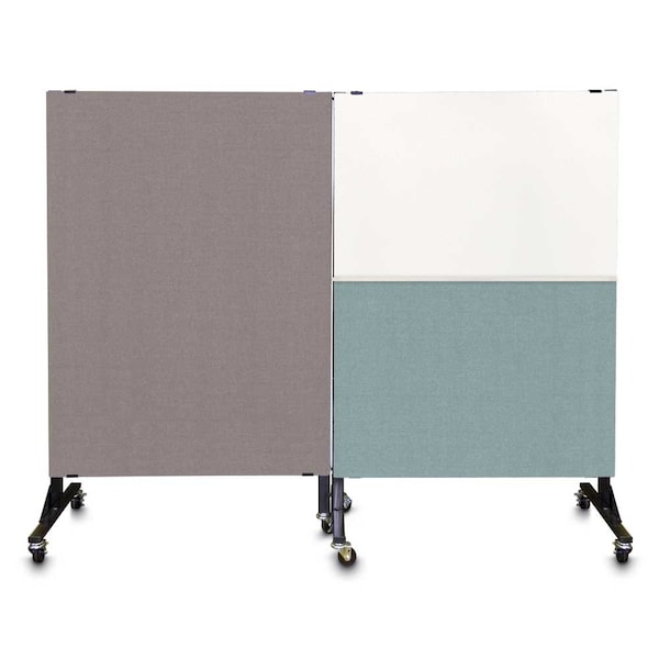 Sliding Door Indoor Enclosed Corkboard, 4, UV9001ACS4824-BRONZE-CORK